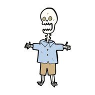 Cartoon Skeleton N26