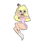 cartoon woman in lingerie N66
