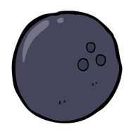 cartoon bowling ball N12