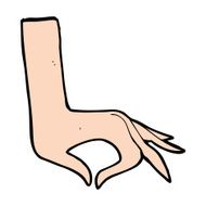 cartoon hand symbol N59