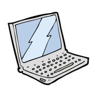 Cartoon Laptop Computer N31