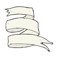 old scroll banner cartoon N10