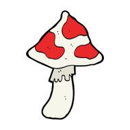 cartoon toadstool N137