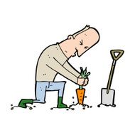 Cartoon Gardener N16