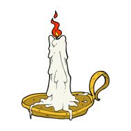 cartoon spooky dribbling candle N10