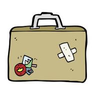 cartoon luggage N20