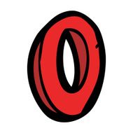 Cartoon Letter O N24