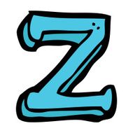 cartoon letter z N20