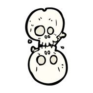 cartoon halloween bone number N135