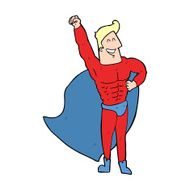 Cartoon superhero N36