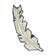Cartoon Feather N75