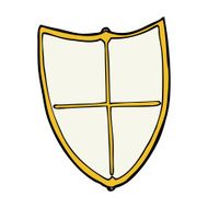 cartoon heraldic shield N26