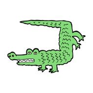 Cartoon Crocodile N113