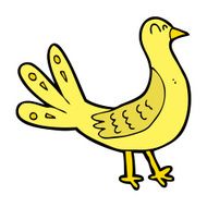 Cartoon Bird N534