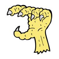 cartoon bird claw N9