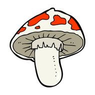 cartoon toadstool N138