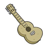 Cartoon Guitar N26