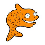 cartoon happy fish N31