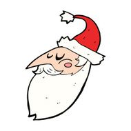 Cartoon Santa Face N18