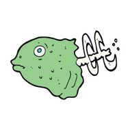 cartoon fish head N20