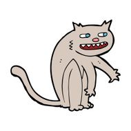 cartoon happy cat N18