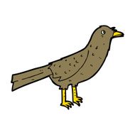 Cartoon Bird N535