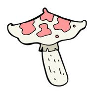 cartoon toadstool N139