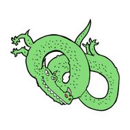 Cartoon Dragon N46