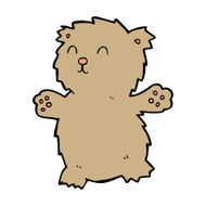cartoon teddy bear N429