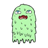 gross cartoon ghost N35