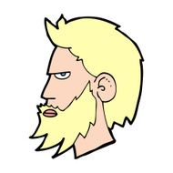 Cartoon Man With Beard N21