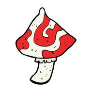 cartoon toadstool N141