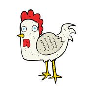 Cartoon Chicken N131