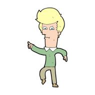 Cartoon Man Pointing N291