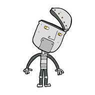Cartoon Robot N403