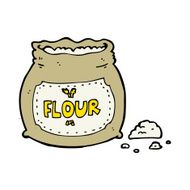 cartoon bag of flour N51