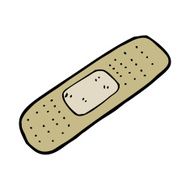 cartoon medical plaster N14