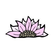 cartoon flower N611