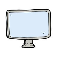 Cartoon Computer Screen N40