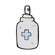 cartoon antiseptic spray N12