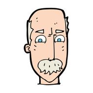 cartoon annnoyed old man N13