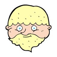 cartoon bearded man N81