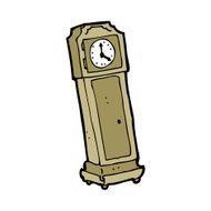 Cartoon Grandfather Clock N23