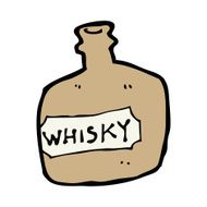 cartoon whisky jar N10