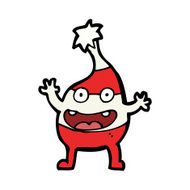 cartoon funny christmas creature N51