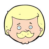 Cartoon Man With Mustache N146