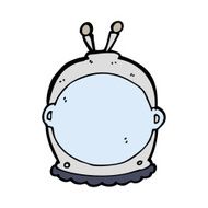 Cartoon Space Helmet N16