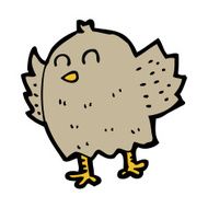 Cartoon Bird N539