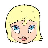 Cartoon Woman Smiling N15