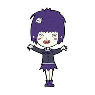 cartoon happy vampire girl N54